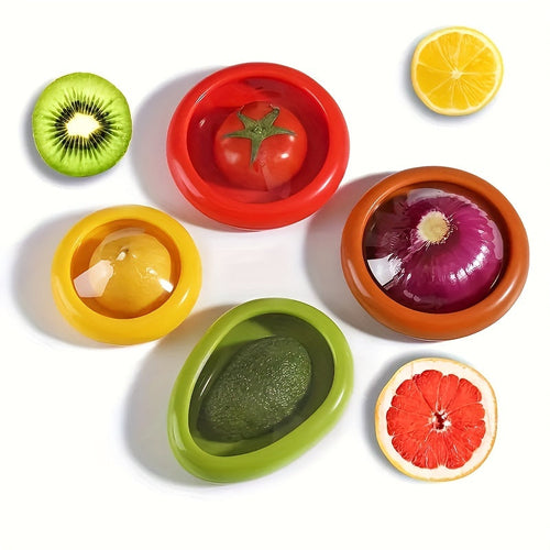 Reusable Transparent Food Preservation Box Set  4 Pieces