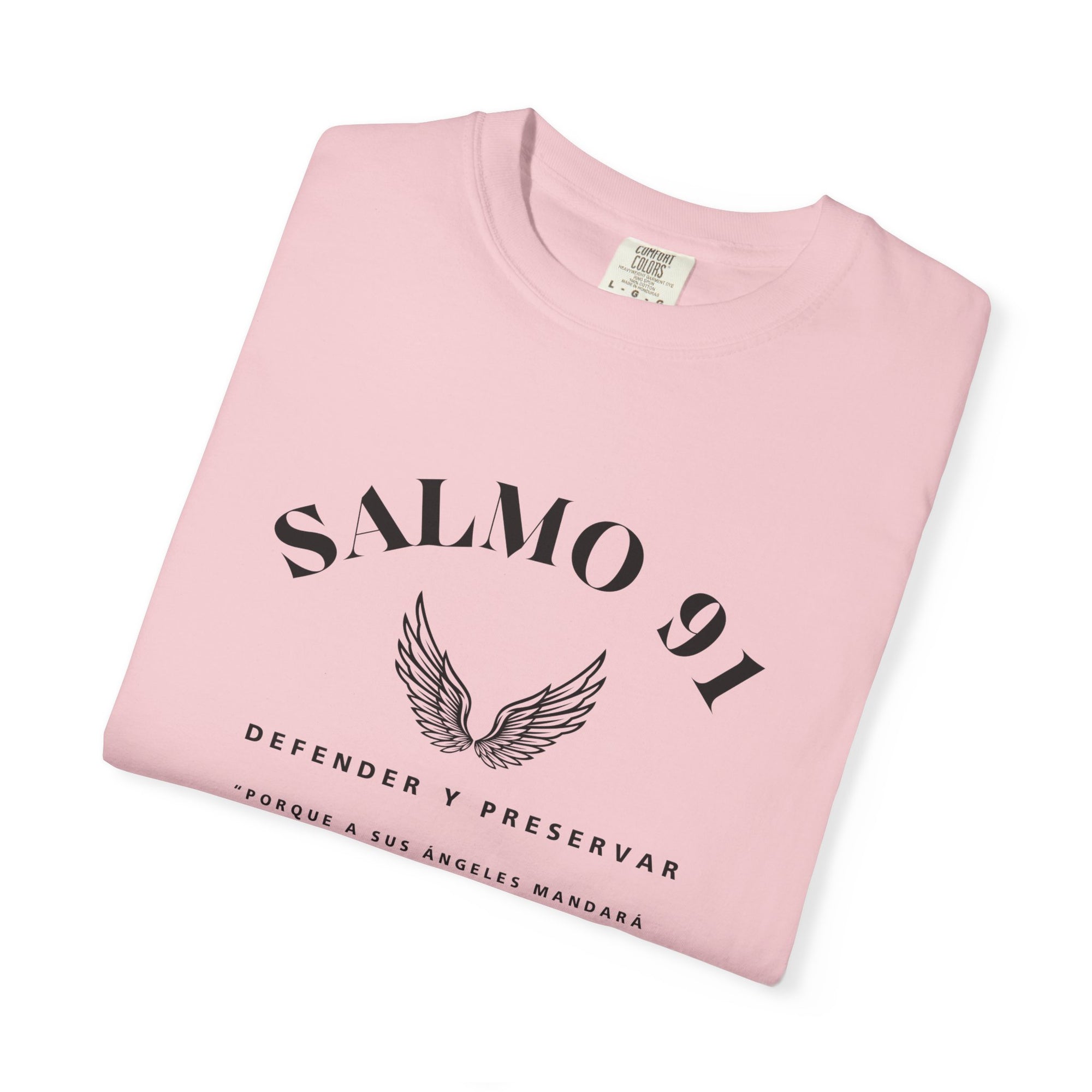 Camiseta gráfica del Salmo 91 en español - Camiseta cristiana inspiradora