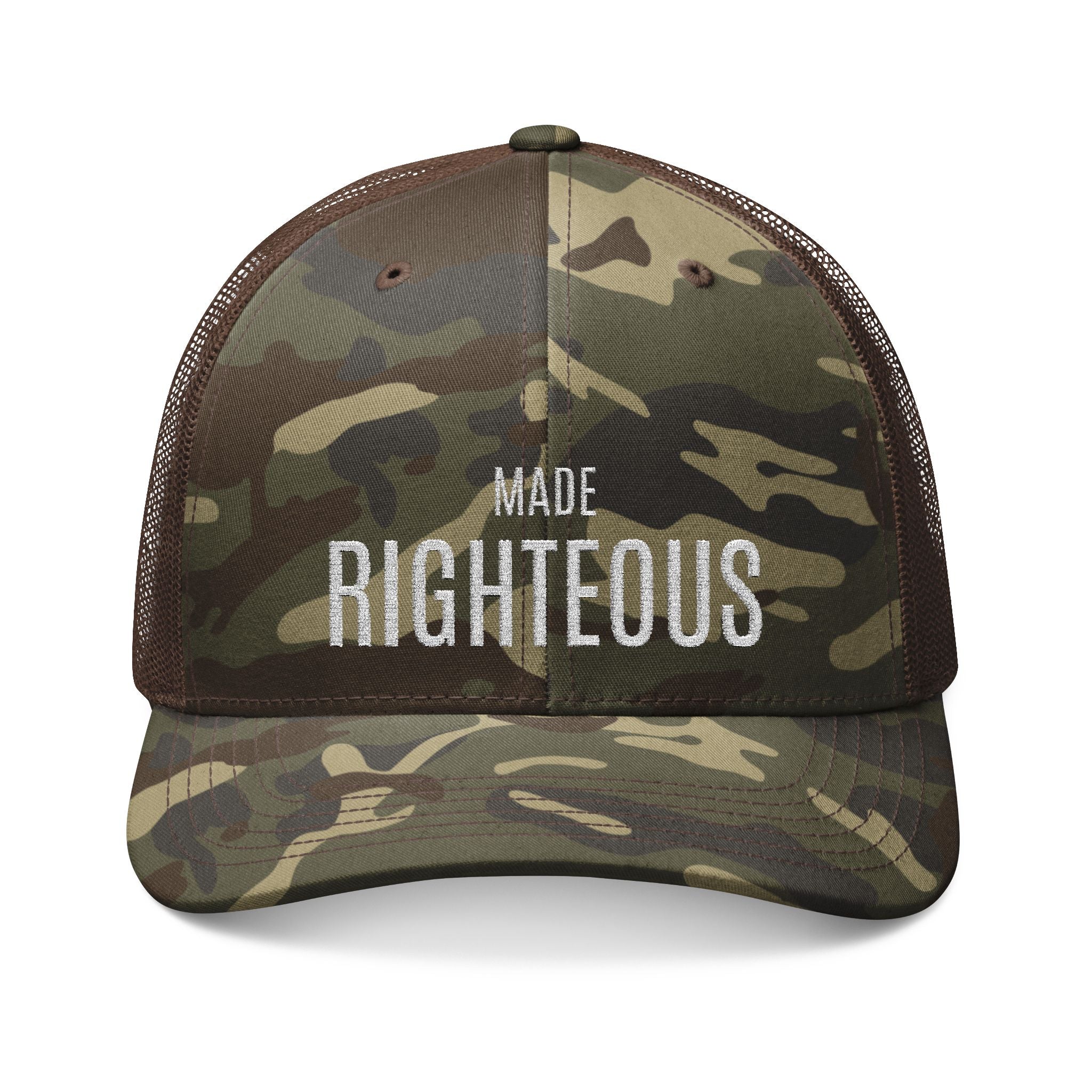 Camouflage Embroidered Hat - Made Righteous