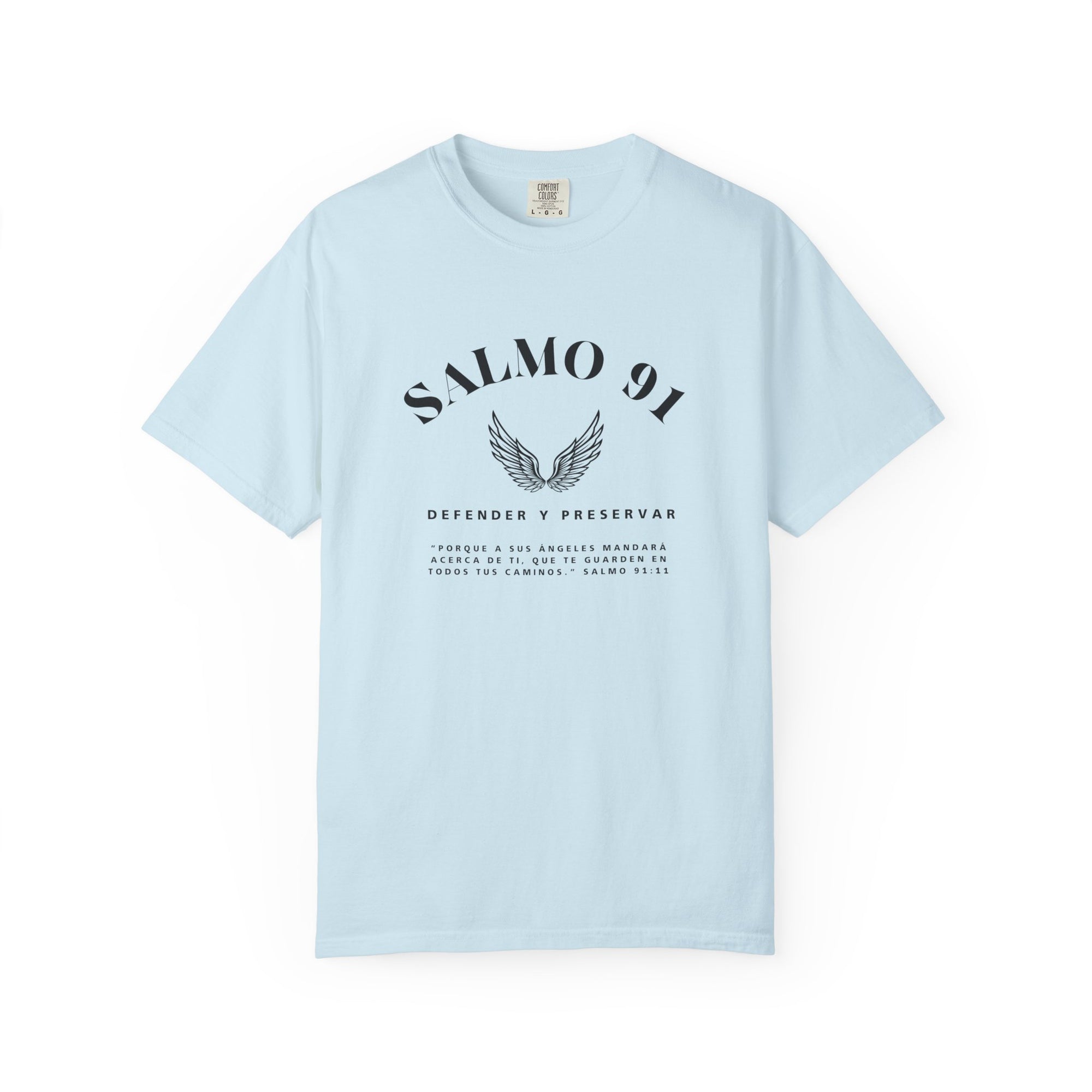 Camiseta gráfica del Salmo 91 en español - Camiseta cristiana inspiradora