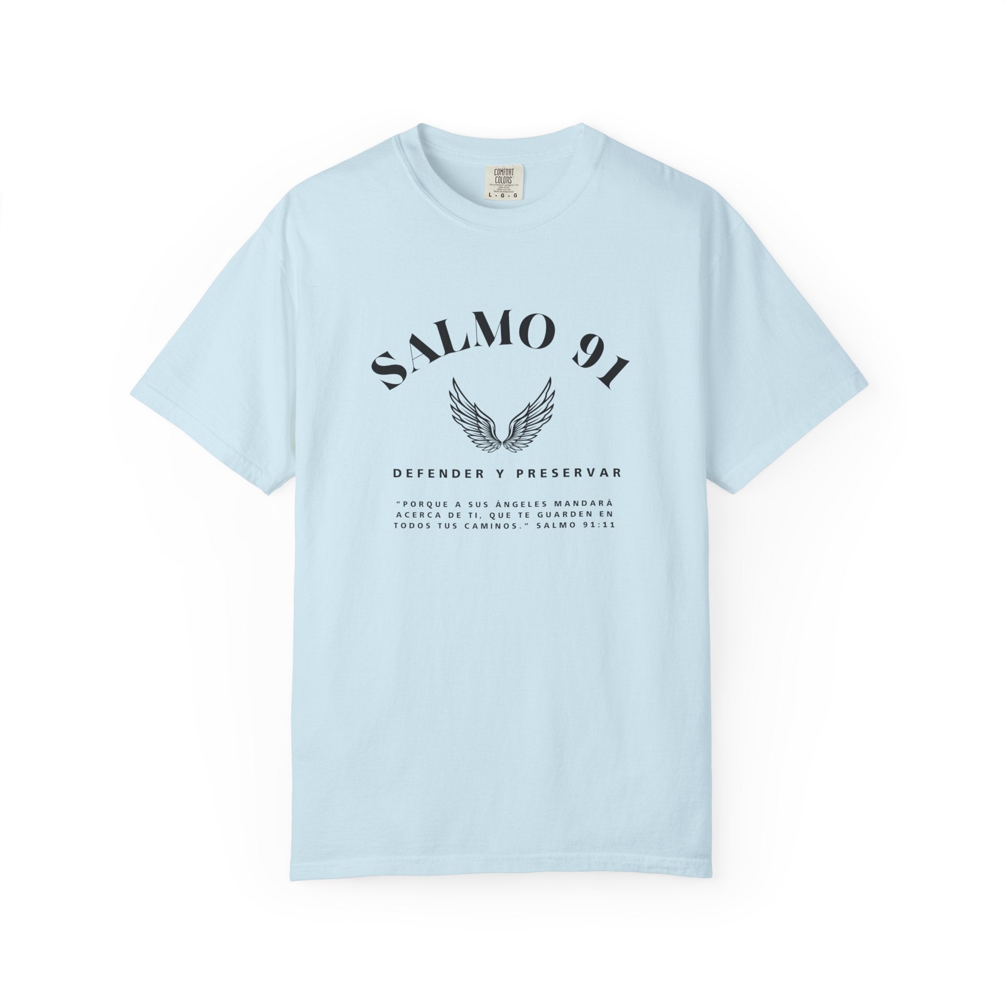 Camiseta gráfica del Salmo 91 en español - Camiseta cristiana inspiradora