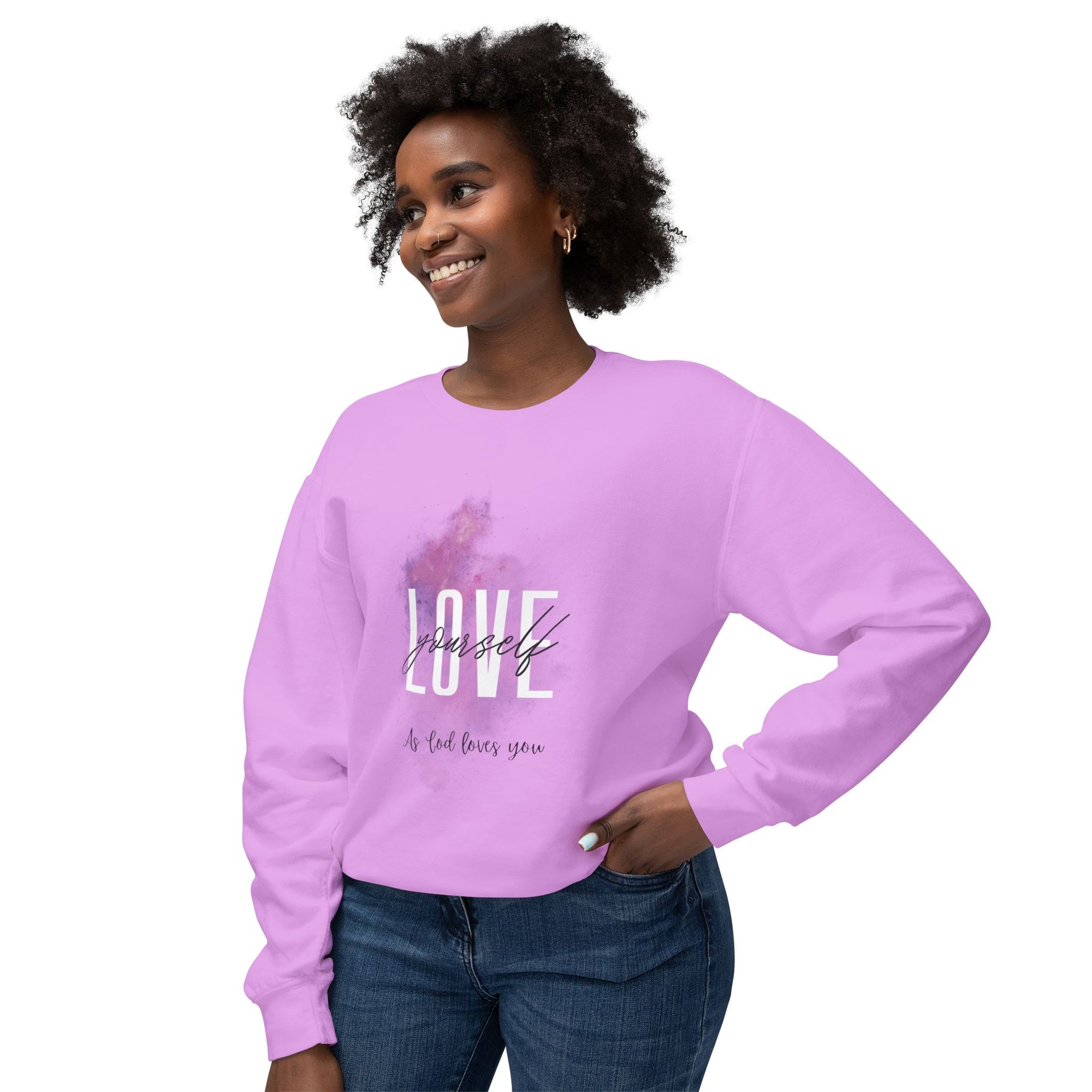 Love Like Christ Sweatshirt - Unisex Lightweight Crewneck