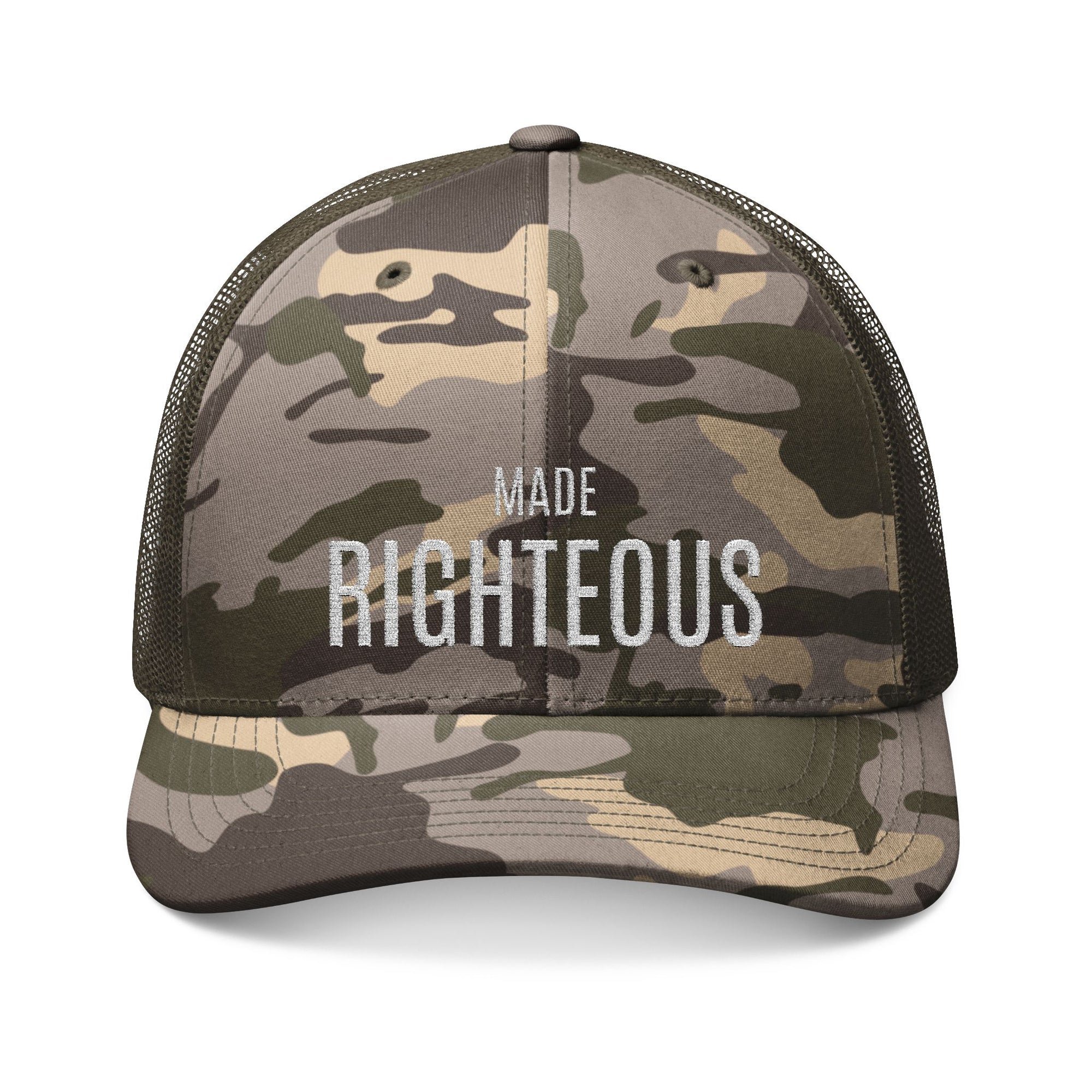 Camouflage Embroidered Hat - Made Righteous