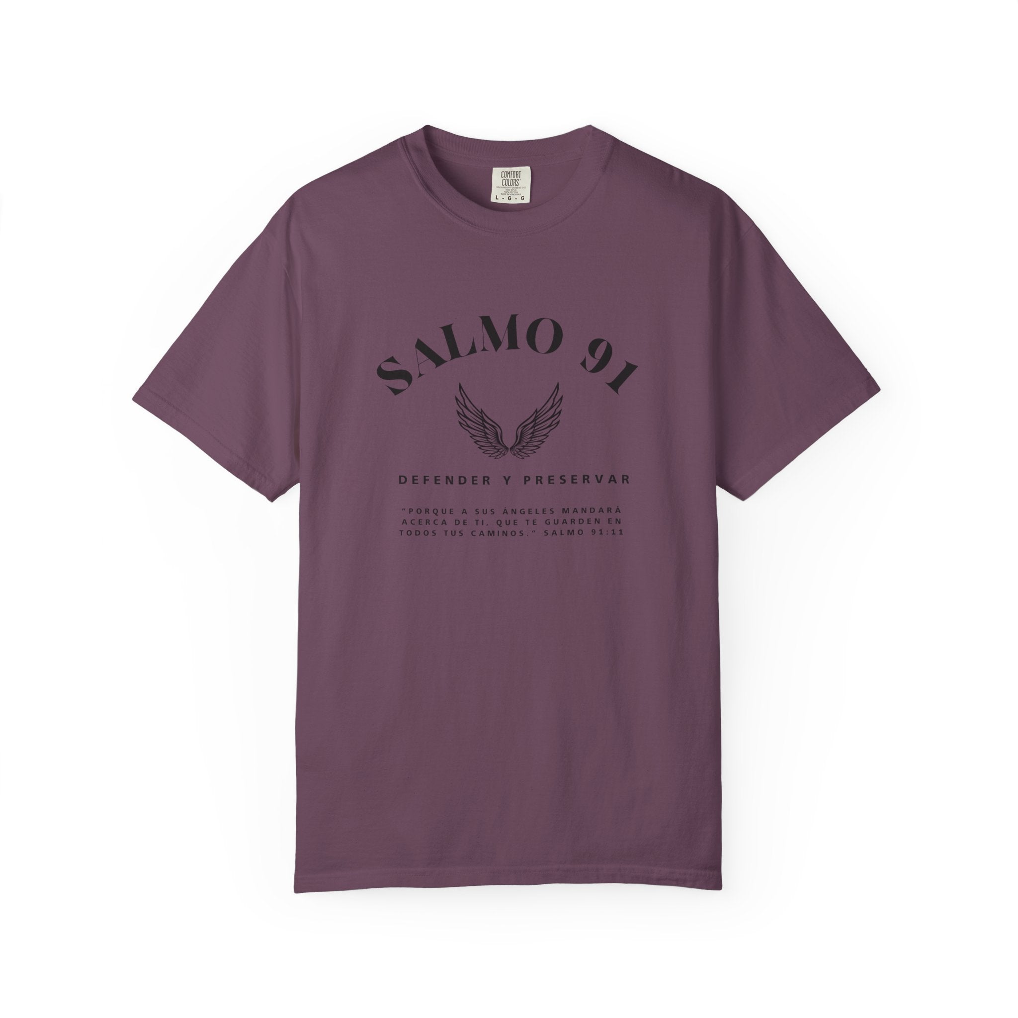 Camiseta gráfica del Salmo 91 en español - Camiseta cristiana inspiradora