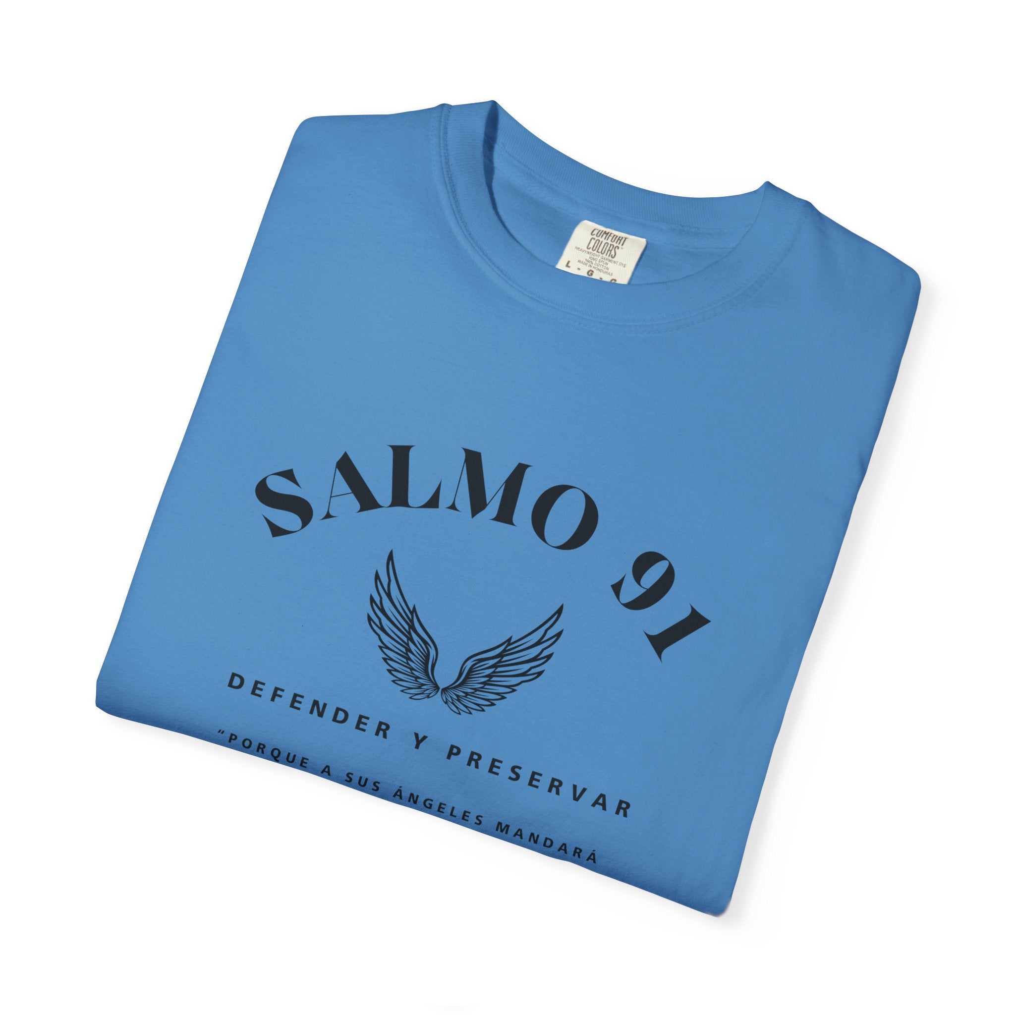 Camiseta gráfica del Salmo 91 en español - Camiseta cristiana inspiradora