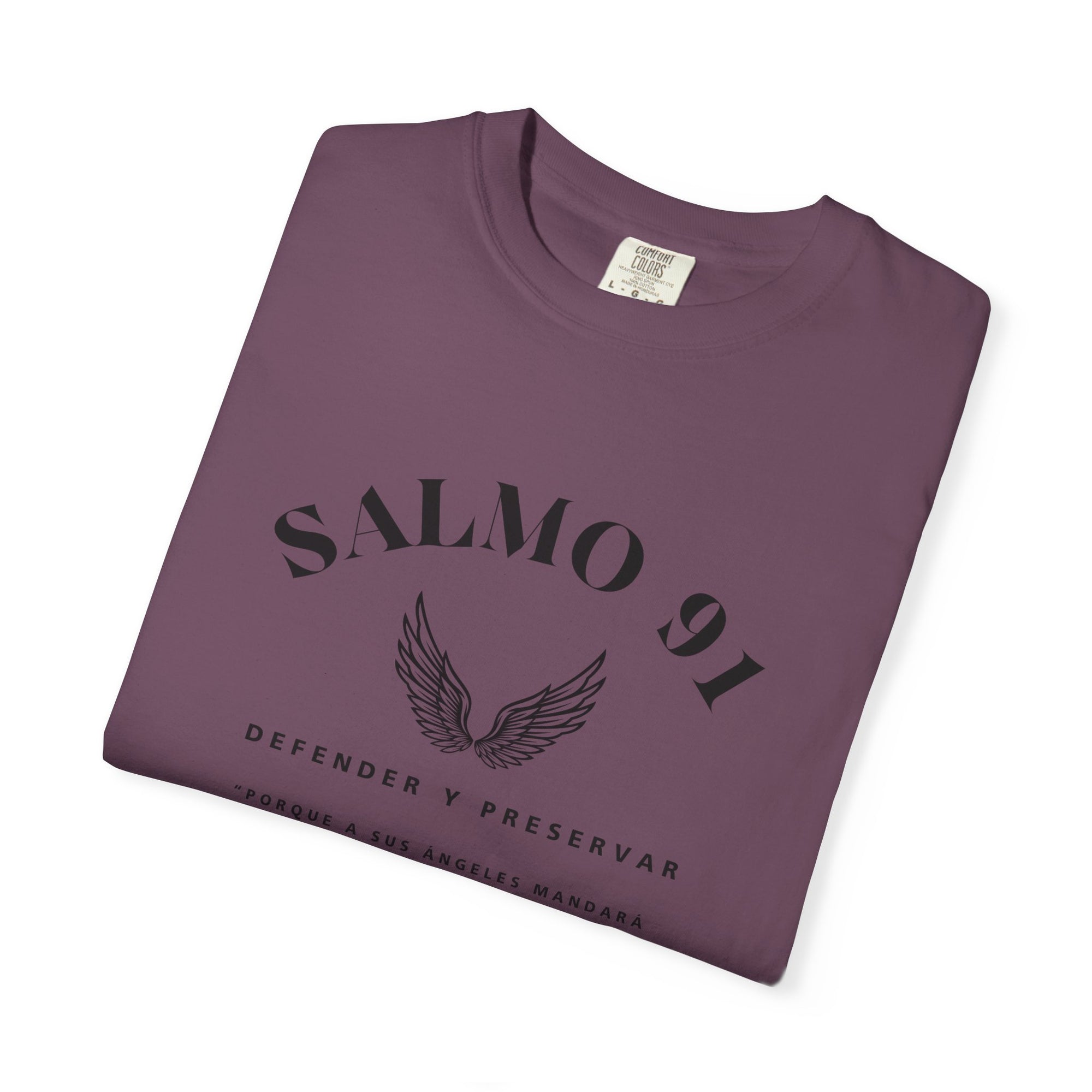 Camiseta gráfica del Salmo 91 en español - Camiseta cristiana inspiradora
