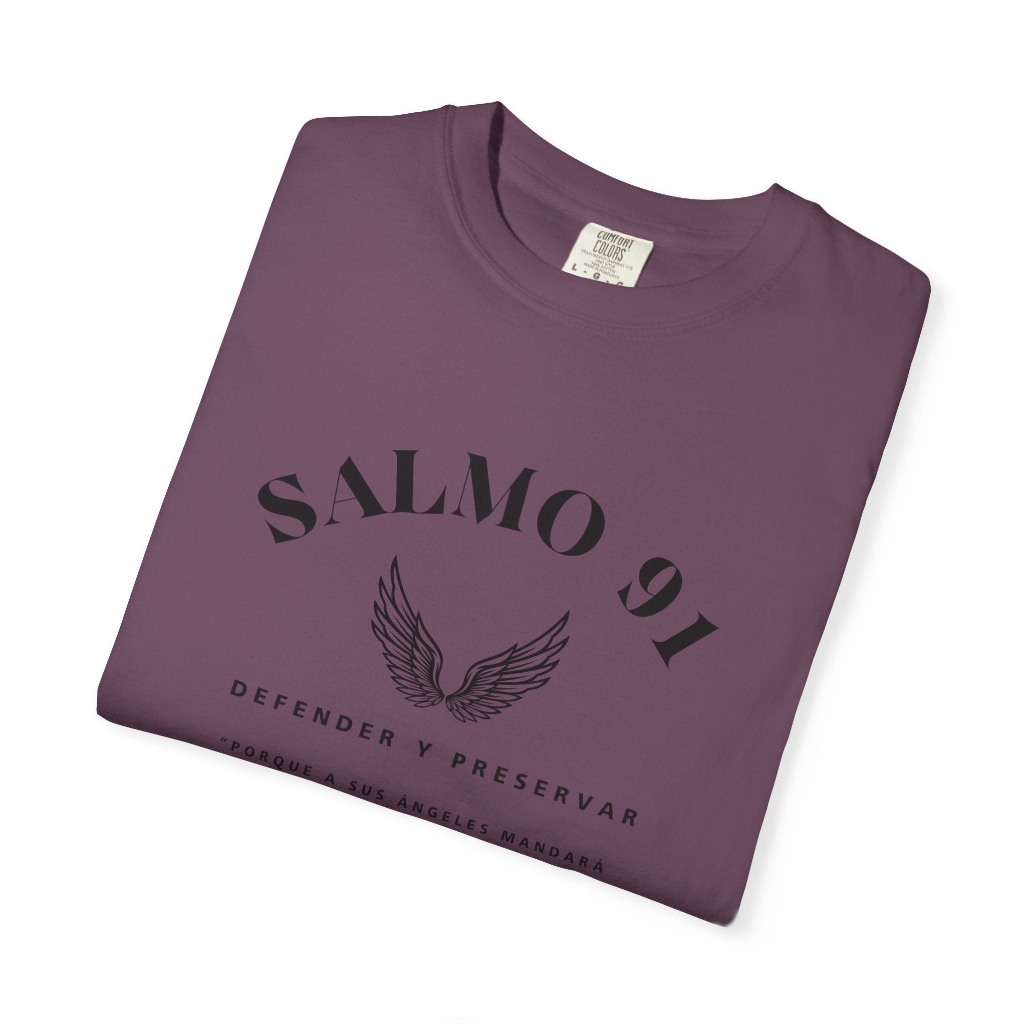 Camiseta gráfica del Salmo 91 en español - Camiseta cristiana inspiradora