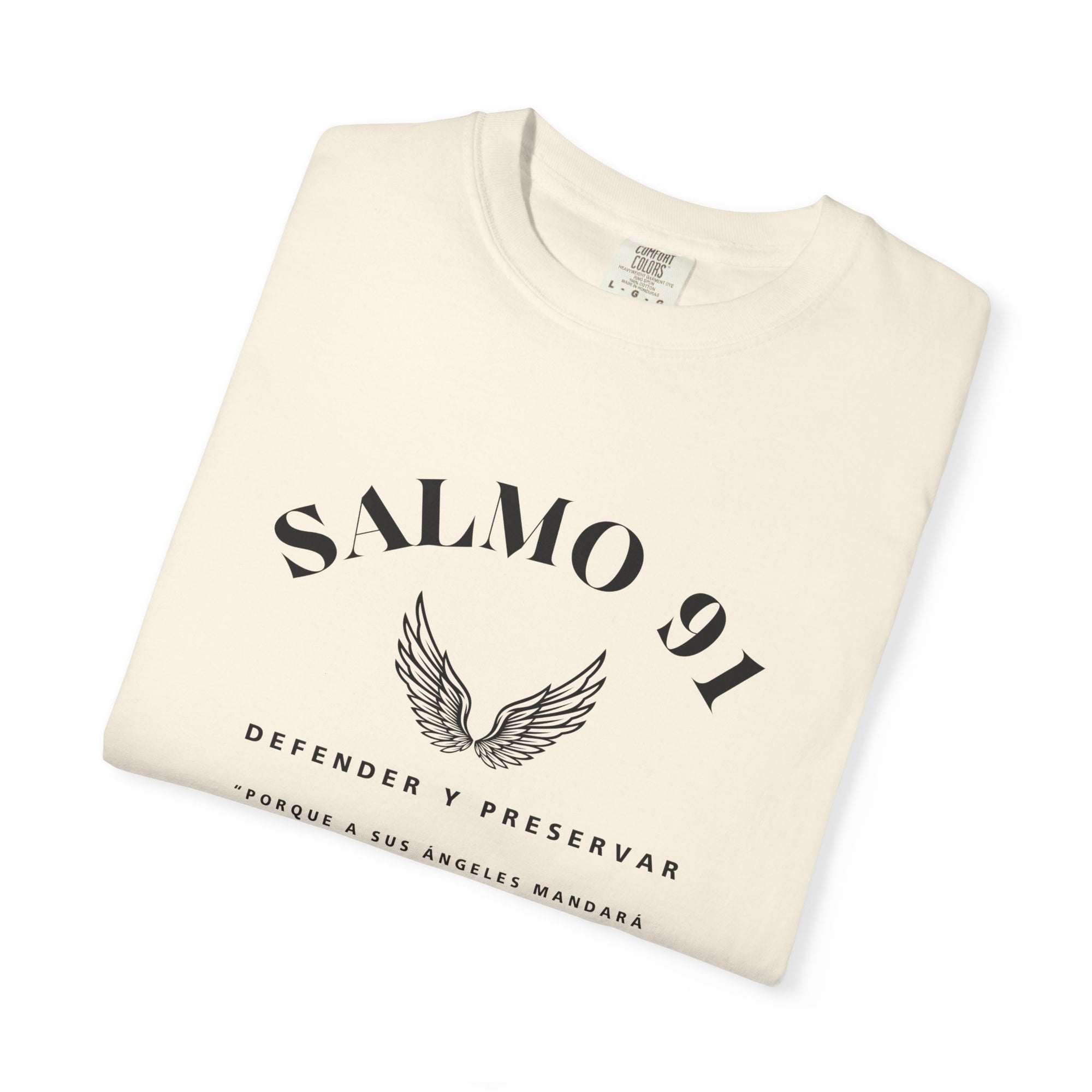 Camiseta gráfica del Salmo 91 en español - Camiseta cristiana inspiradora