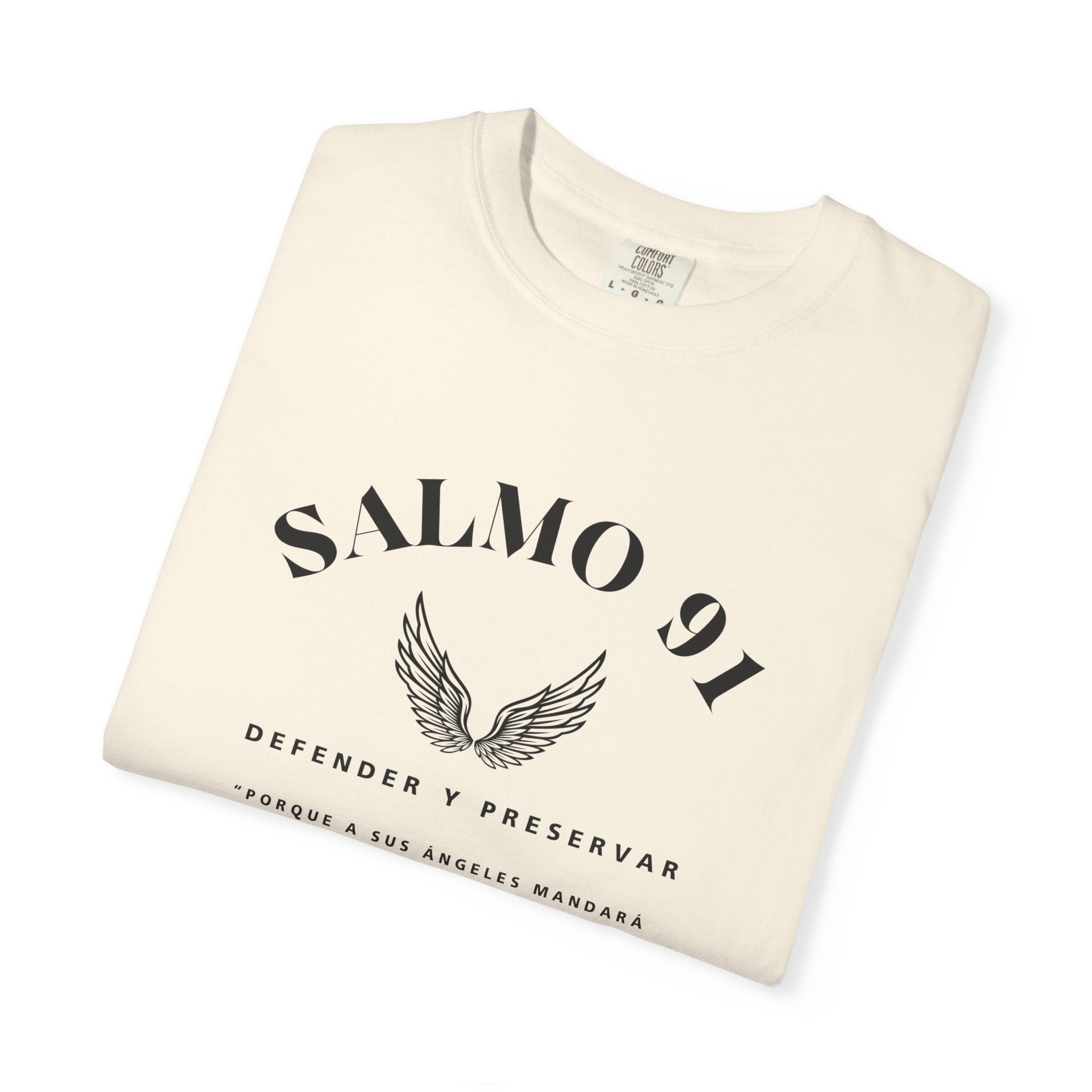Camiseta gráfica del Salmo 91 en español - Camiseta cristiana inspiradora