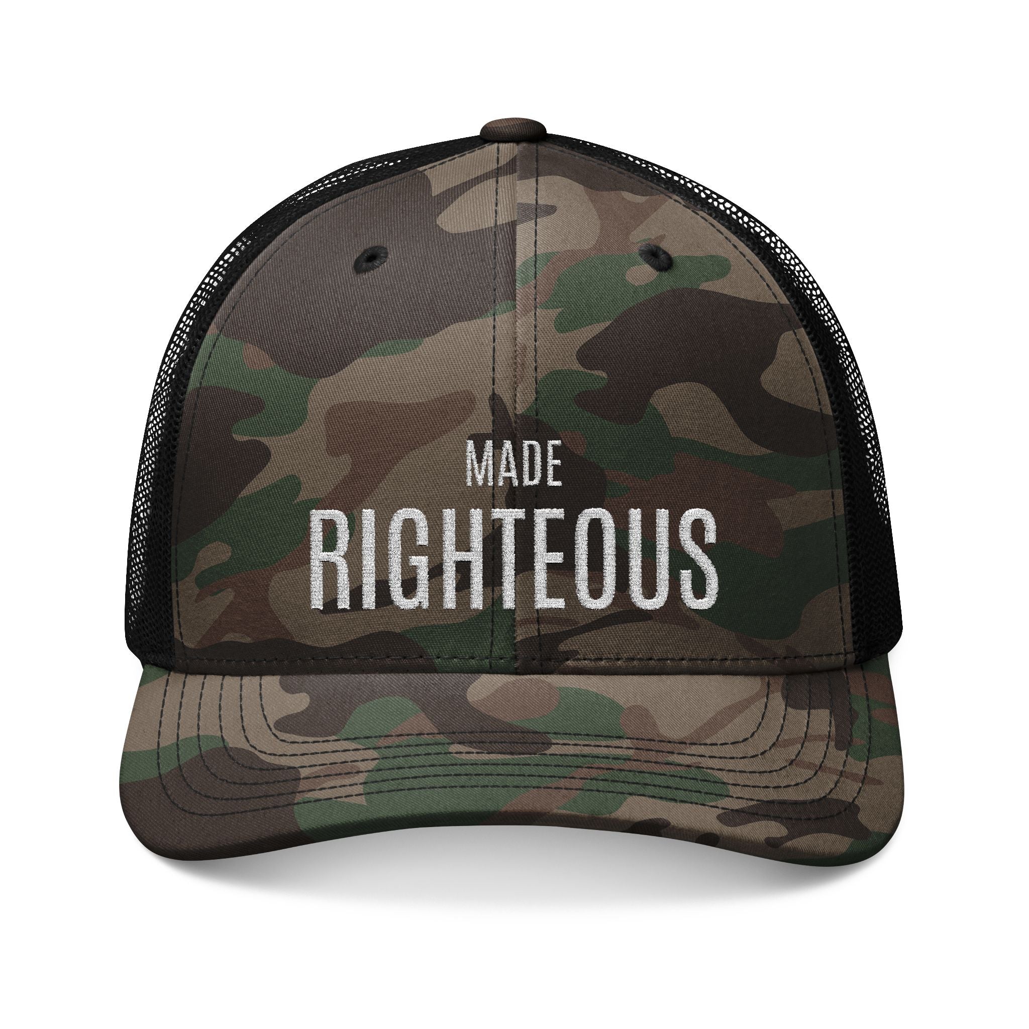 Camouflage Embroidered Hat - Made Righteous