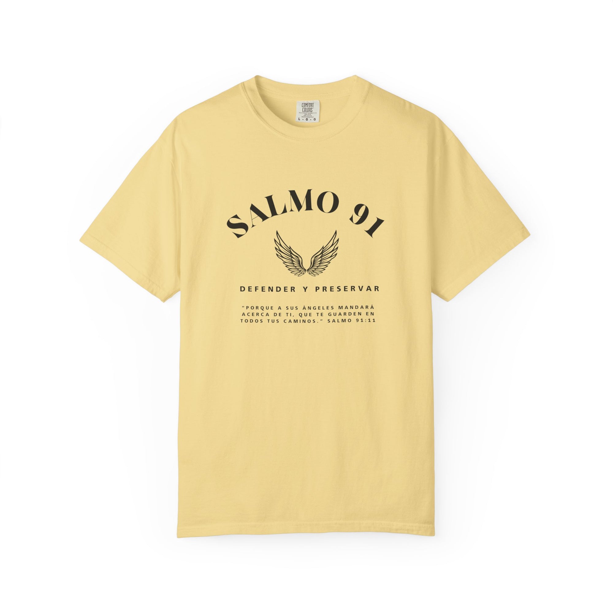 Camiseta gráfica del Salmo 91 en español - Camiseta cristiana inspiradora
