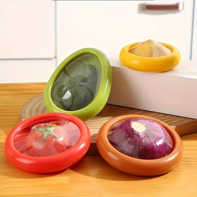 Reusable Transparent Food Preservation Box Set  4 Pieces