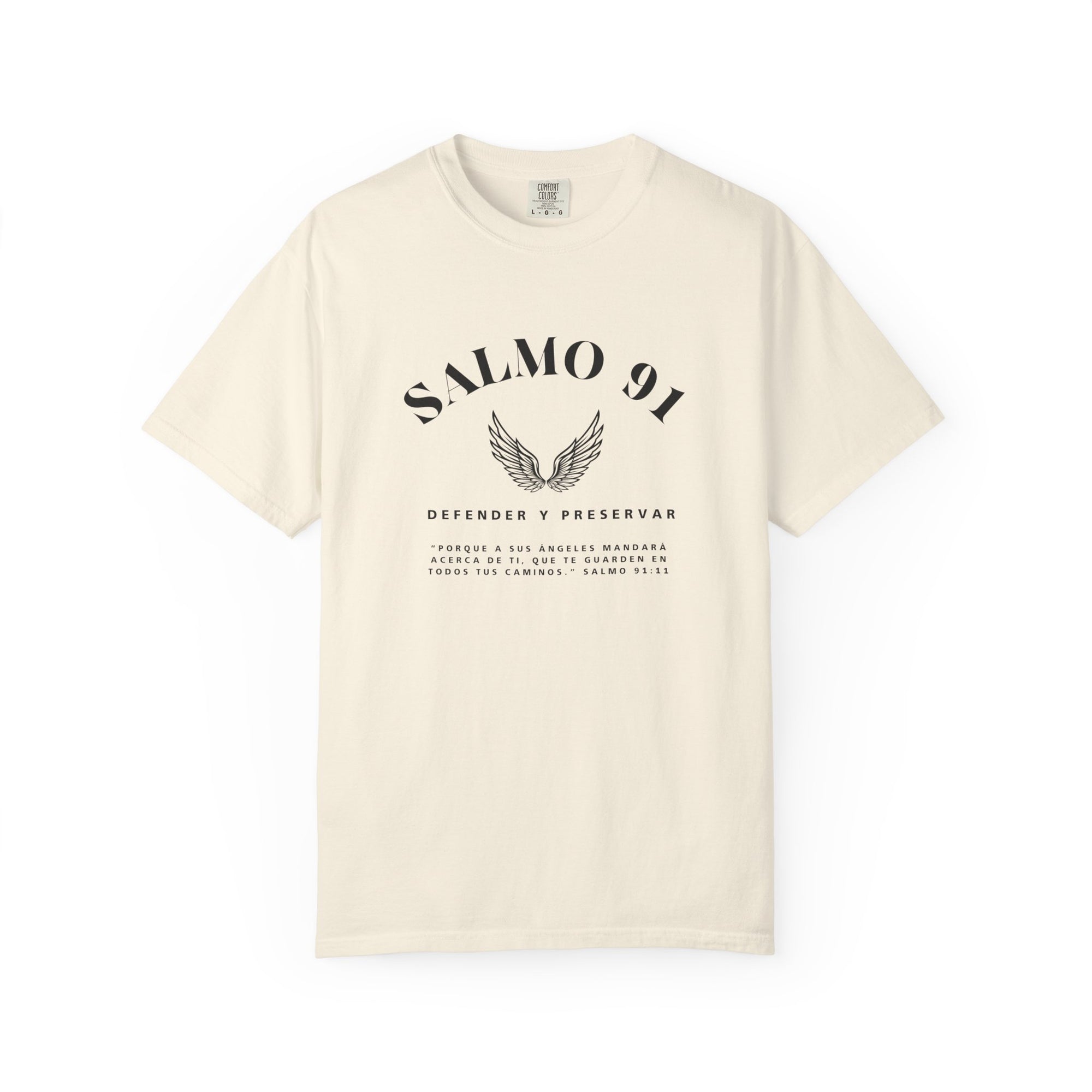 Camiseta gráfica del Salmo 91 en español - Camiseta cristiana inspiradora