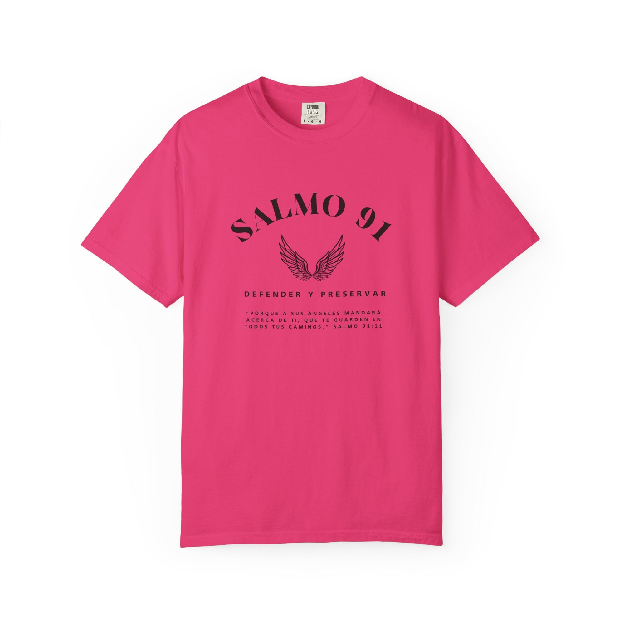 Camiseta gráfica del Salmo 91 en español - Camiseta cristiana inspiradora