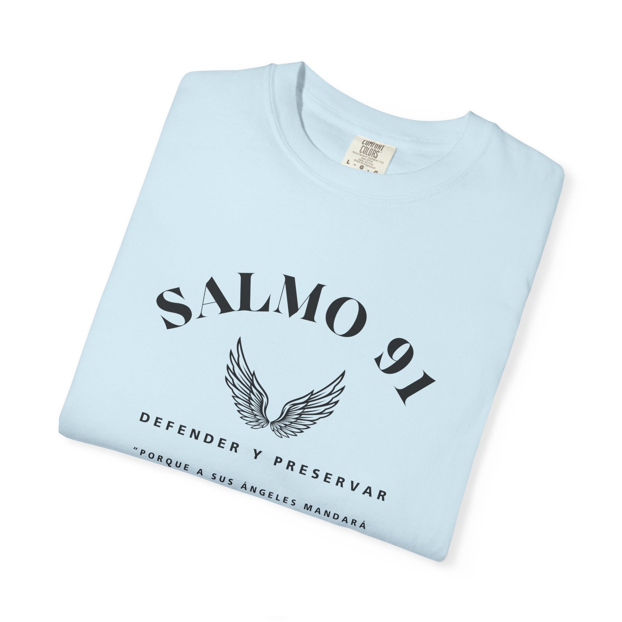 Camiseta gráfica del Salmo 91 en español - Camiseta cristiana inspiradora