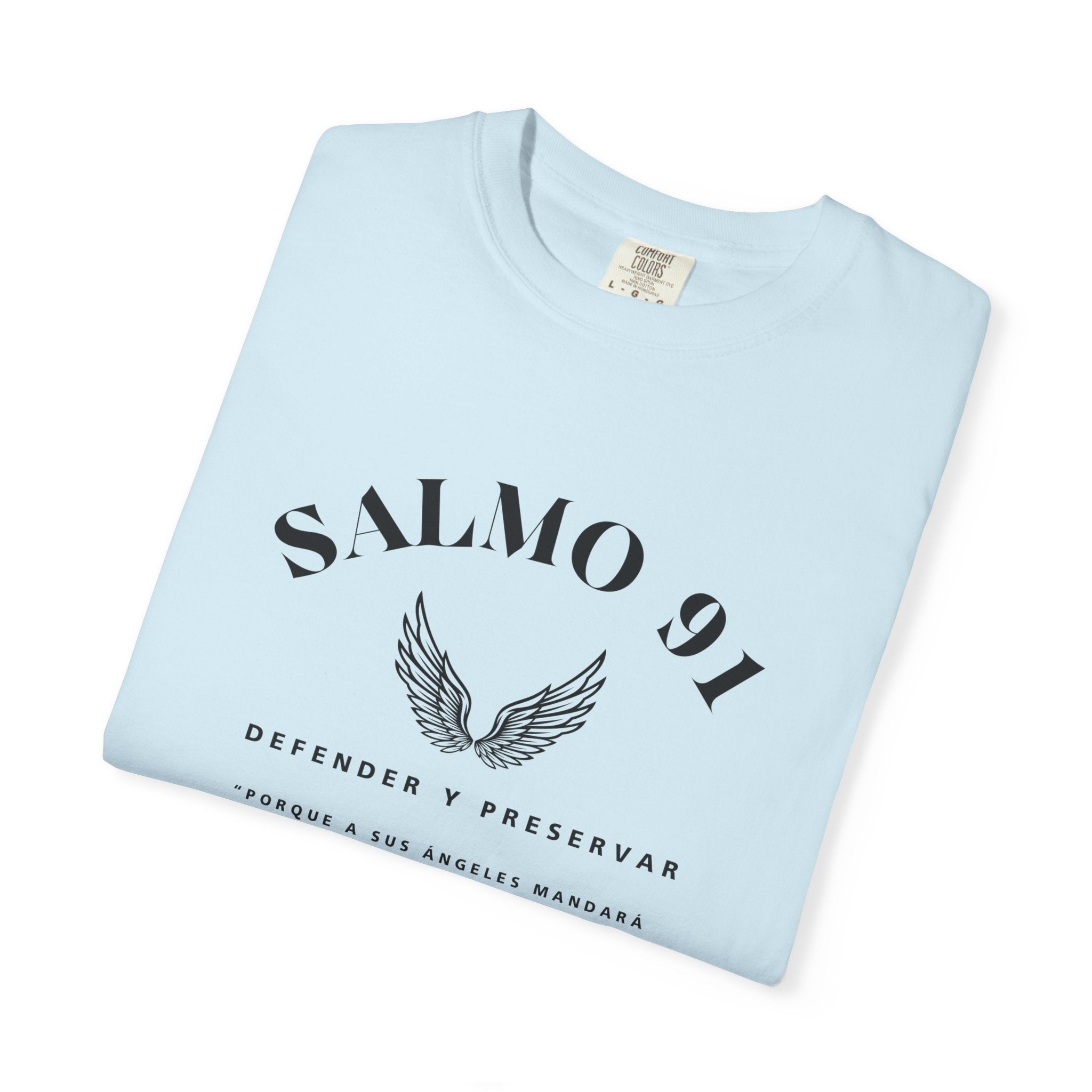 Camiseta gráfica del Salmo 91 en español - Camiseta cristiana inspiradora
