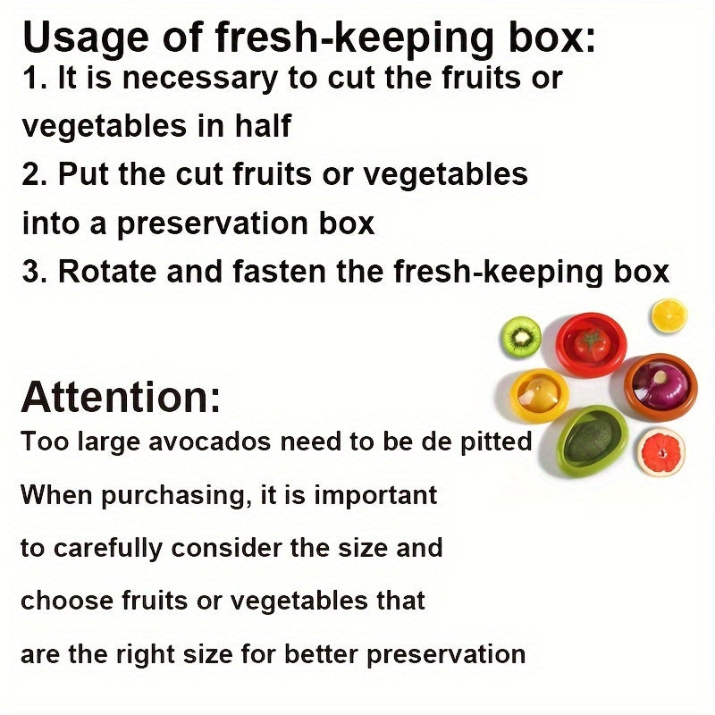 Reusable Transparent Food Preservation Box Set  4 Pieces