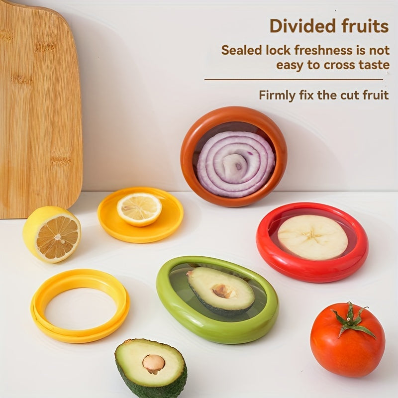 Reusable Transparent Food Preservation Box Set  4 Pieces