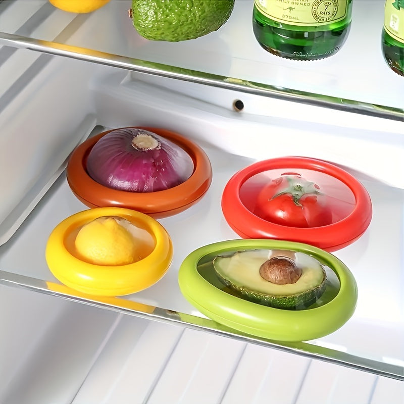 Reusable Transparent Food Preservation Box Set  4 Pieces