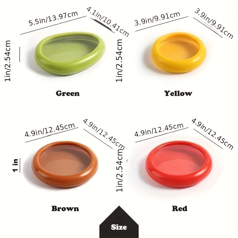 Reusable Transparent Food Preservation Box Set  4 Pieces